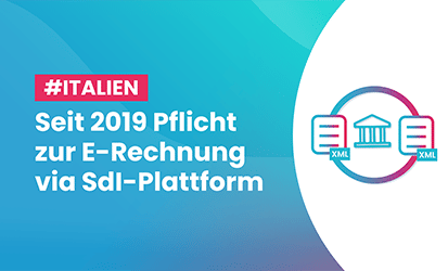Italien fordert elektronische Rechnung zentral über die SdI